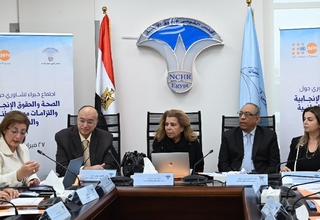  The meeting was headed by Ambassador Moushira Khattab, President of the National Council for Human Rights.