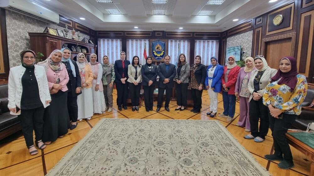 The Damanhour University held the first meeting for the newly-established Anti-Violence against Women Unit on campus 