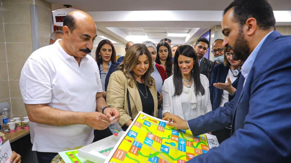 The delegation visited the Biyara healthcare unit, which offers family planning and reproductive health services.