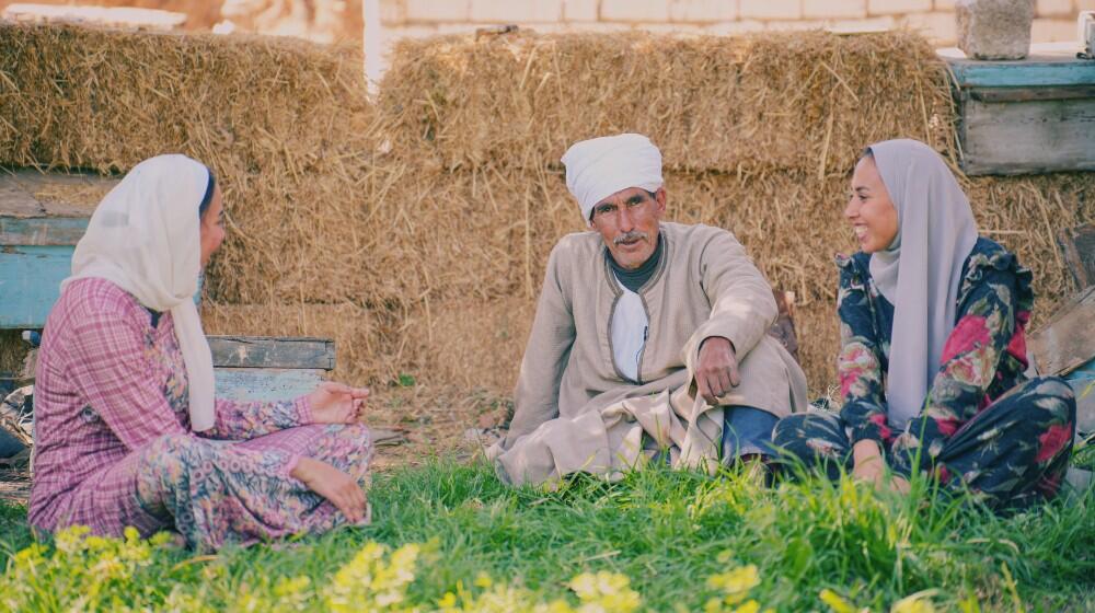 دعت مها ومي فريق نواة للتدريب في مزرعة العائلة في الفيوم.