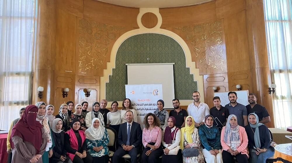 The workshops targeted medical service providers at Fayoum and Port Said University hospitals