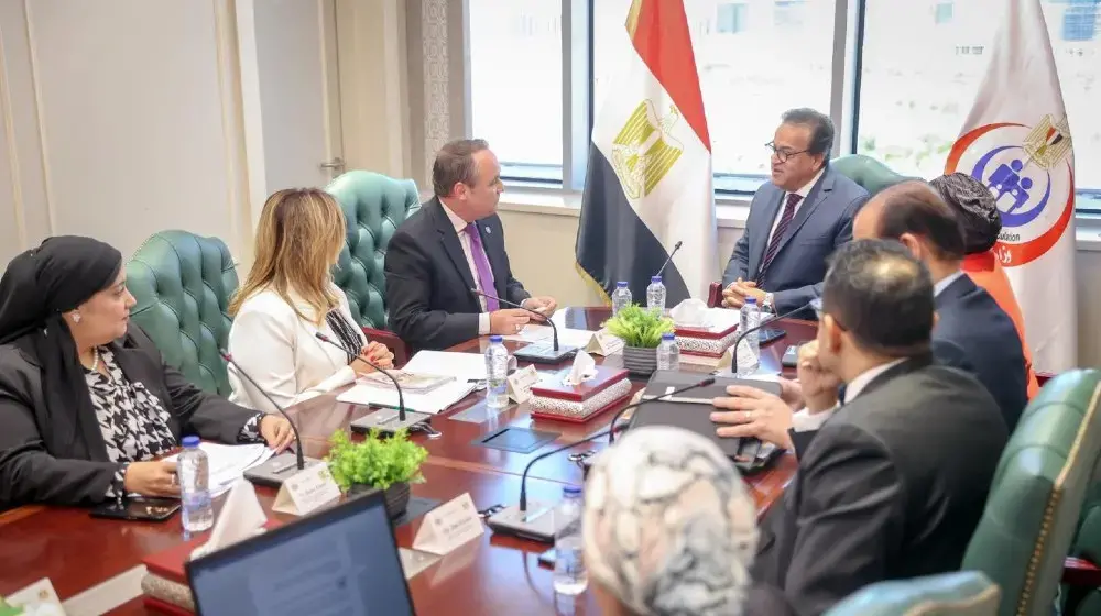 Minister of Health and Population meets with new UNFPA Representative in Egypt