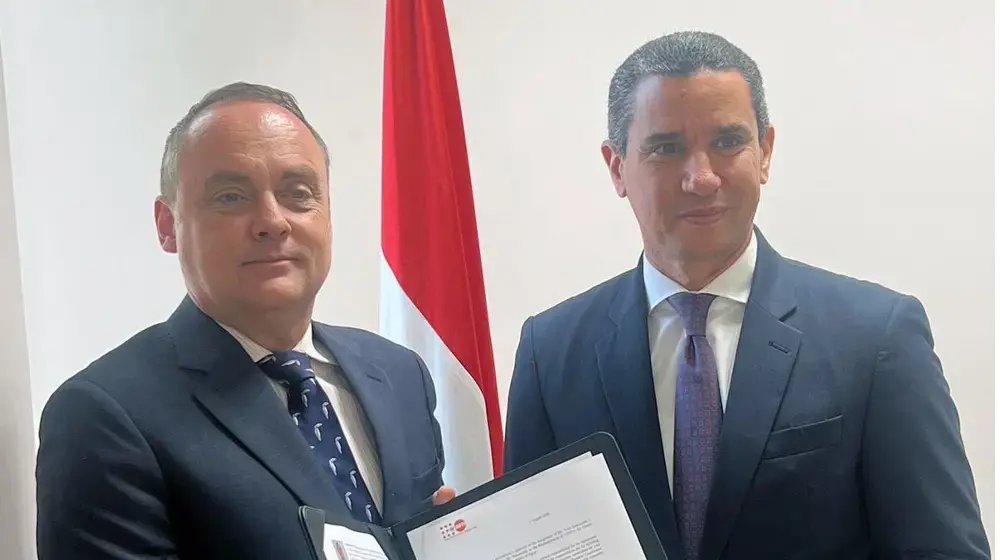 Yves Sassenrath presents credentials to Ministry of Foreign Affairs