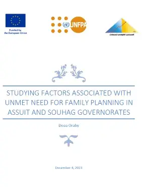 Studying Factors Associated with Unmet Need for Family Planning in Assiut and Sohag Governorates